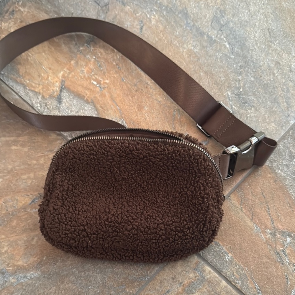 Brown Sherpa Belt Bag